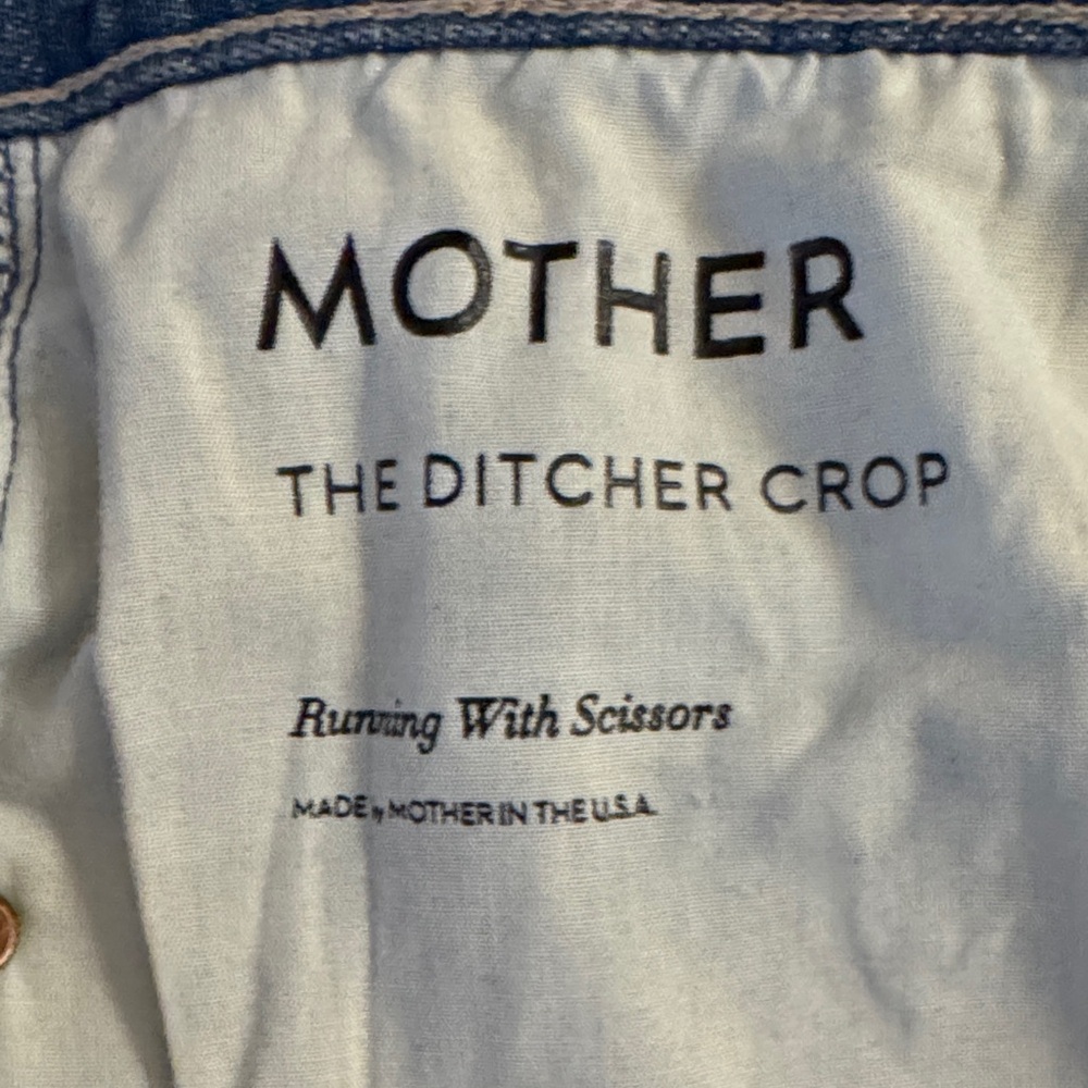 MOTHER Men's Straight Leg Jeans in Distressed Blue - Picture 2 of 6